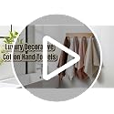 4-Pack Boho Cotton Hand Towels - Decorative Jacquard Fringe Bath Towel Set