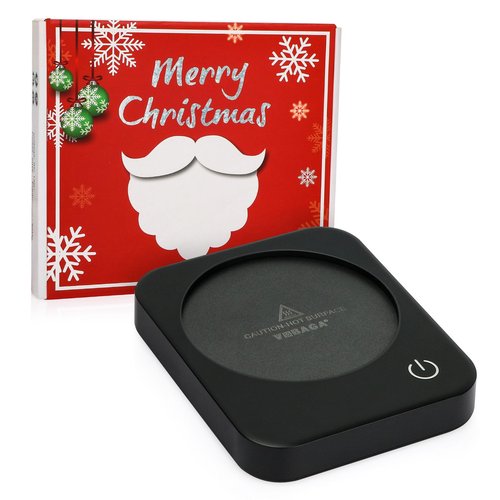 VOBAGA Coffee Mug Warmer for Desk with Auto Shut Off & 3-Temp Settings, Coffee Cup Warmer with Smart Safety Alert Home Office Accessory, Perfect for Coffee, Tea, Milk
