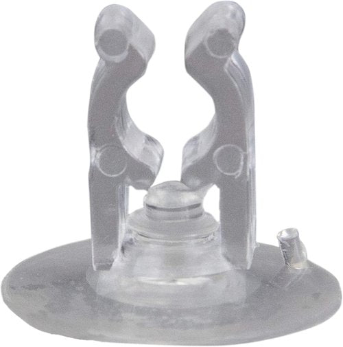 20ct Clear Holiday Decoration and Gift Collections Christmas Suction Cup Clips - .75"