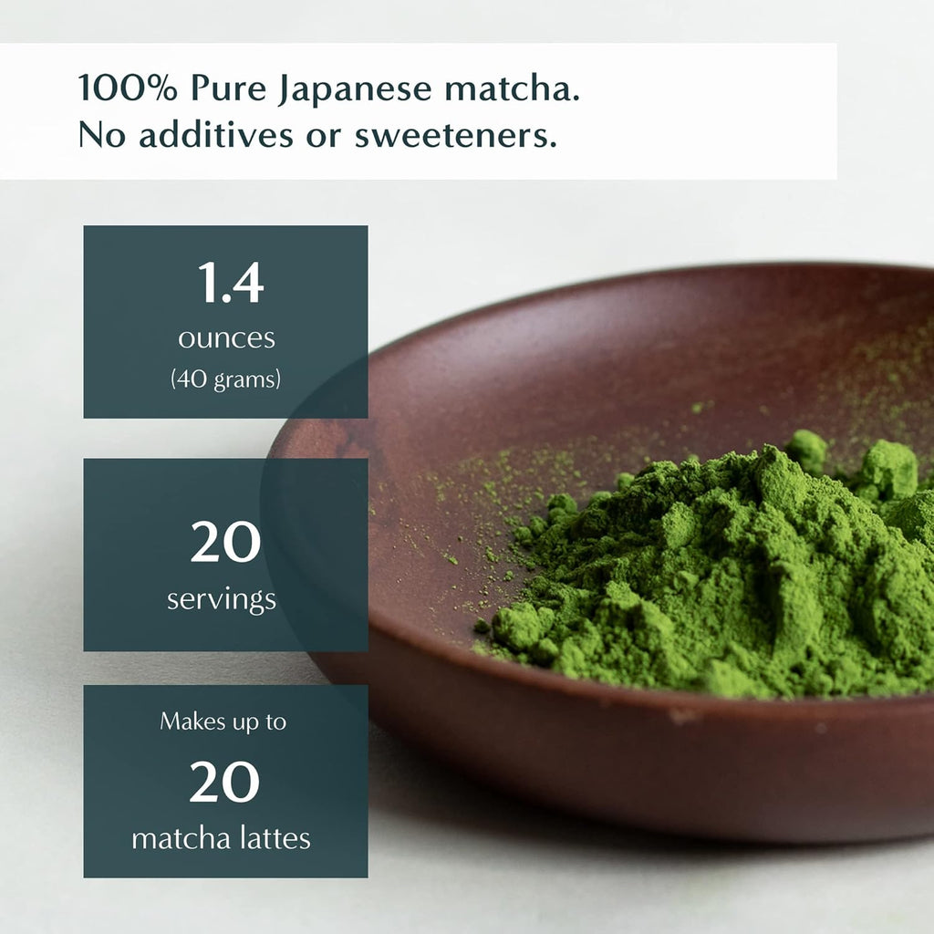 Naoki Matcha Organic Culinary Grade Green Tea Powder - Authentic Japanese Blend (40g / 1.4oz)
