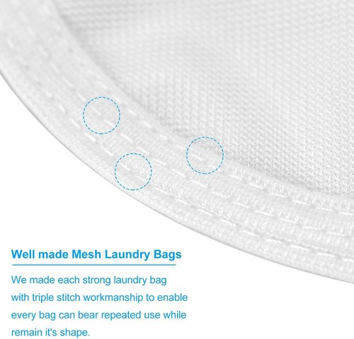 GOGOODA Delicates Laundry Bags - Fine Mesh Wash Bag for Lingerie, Bras, and Socks | Hanging Loop Design