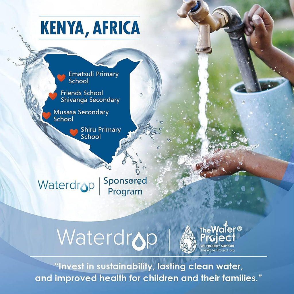 Waterdrop Replacement Brita® Filters - NSF Certified for Pitchers & Dispensers | Pack of 6