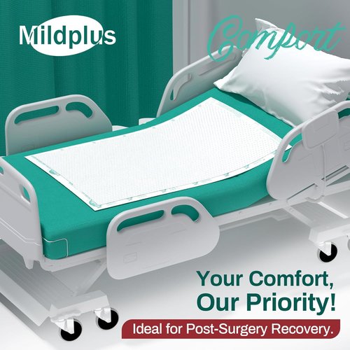 MILDPLUS Heavy Duty Underpads - Ultra Absorbent 30" x 36" Disposable Bed Pads | 25 Count, Tear-Resistant
