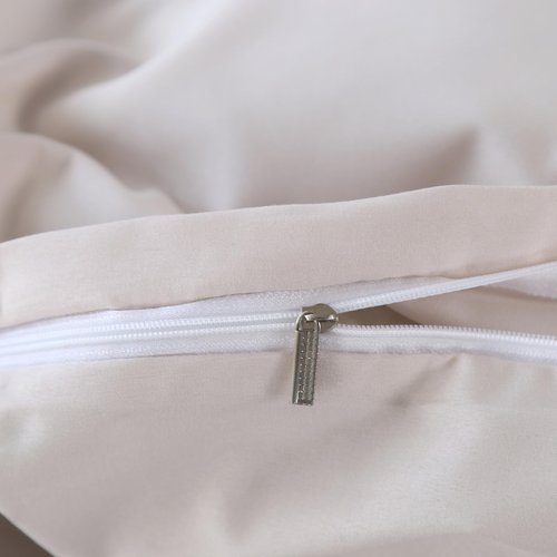 SDIII Cream Duvet Cover Set Full with 2 Pillowcases, Not Including Comforter Inside, Microfiber Beige Duvet Cover Full Zipper Closure and Corner Ties