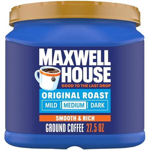 Maxwell House Ground Coffee - Medium Original Roast | 27.5oz Fresh Flavor