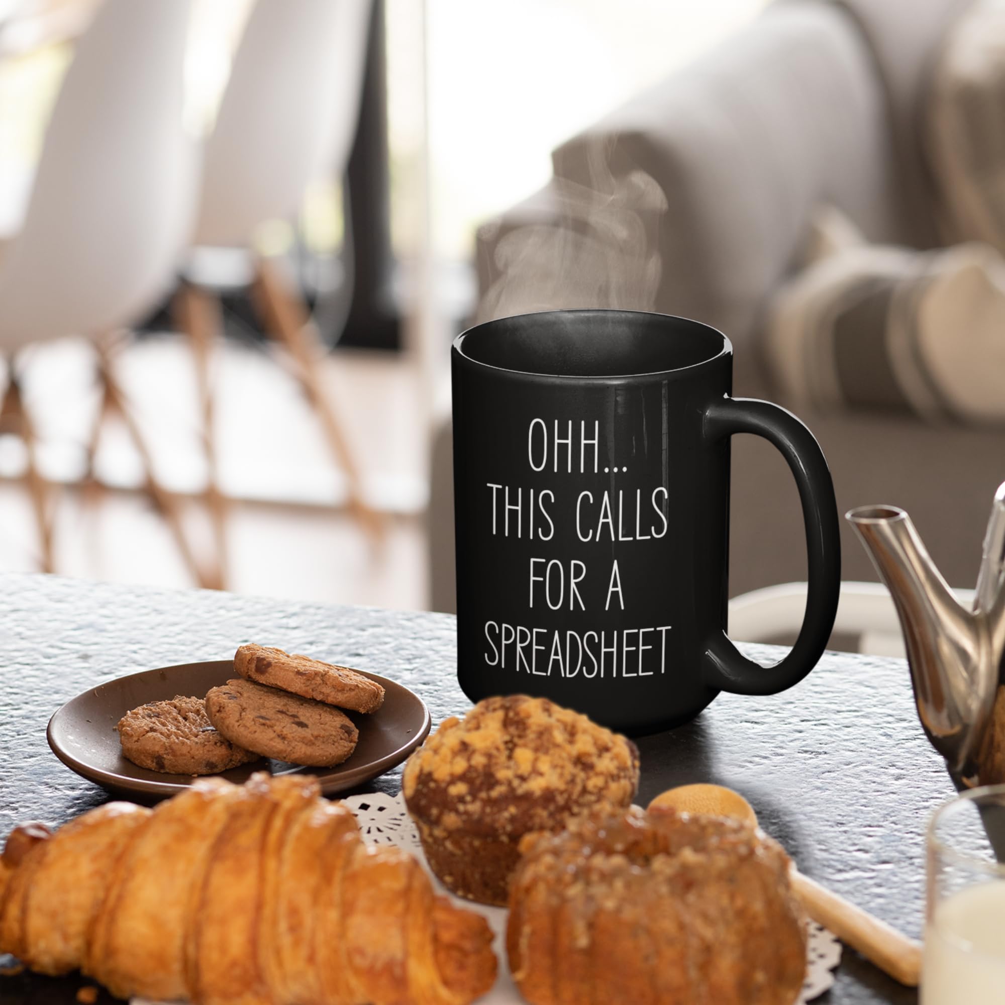 Funny Coffee Mug for Office Excel Mug Accountant Gifts This Calls for A Spreadsheet Cup Unique Mugs for Coworkers Accountant Gift for Men or Women Spreadsheet Gift Coffee Mugs Black 15oz