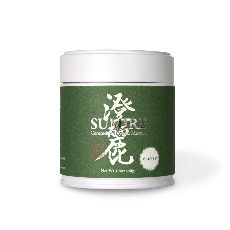 SUMIRE Matcha Ceremonial Grade Matcha Powder Made in Japan Kagoshima, Vibrant Green, Smooth, Umami, Antioxidant-Rich, Perfect for Lattes (VELVET)