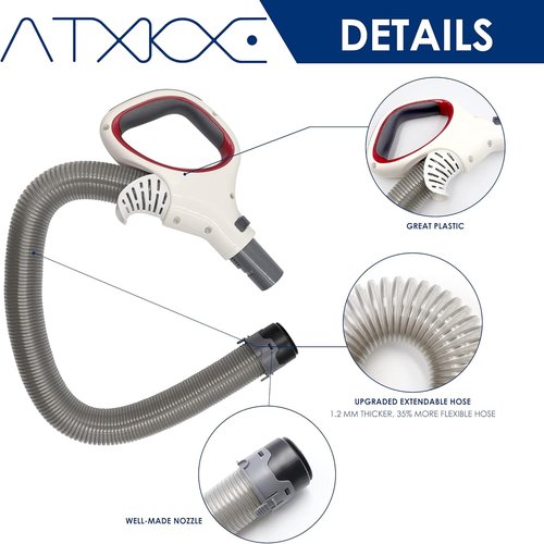 ATXKXE Vacuum Hose Handle Replacement - Compatible with Shark Rotator NV500 Series - Red, 1 Pack