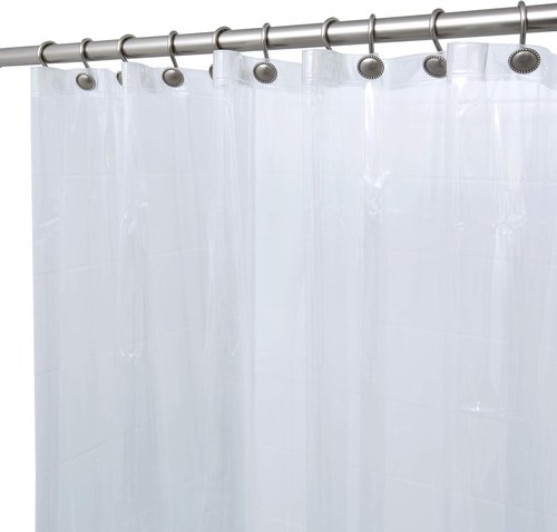 BINO Clear Shower Curtain Liner - Durable 70"x72" PEVA 8G for a Fresh Bathroom Look