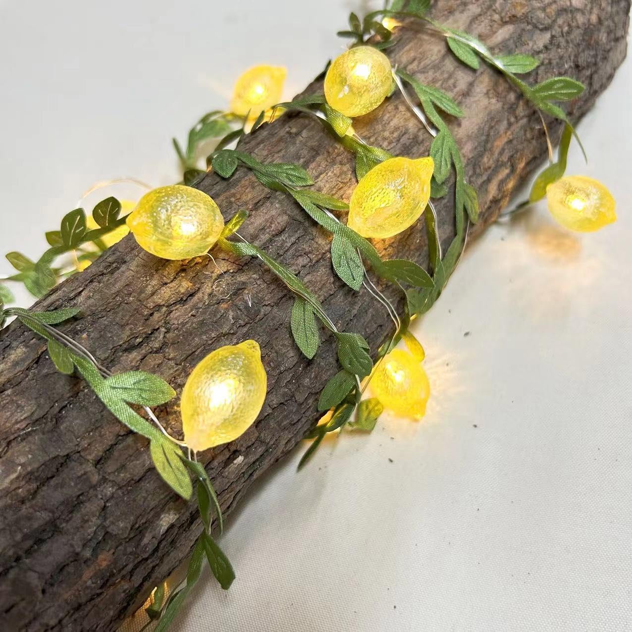 Skiennix Lemon String Lights - 10FT Battery Operated Fairy Lights with 30 LEDs | Waterproof Decor for Bedroom, Garden, Party, Wedding