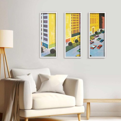 LaVie Home 8x24 Picture Frame - Classic White Frame with HD Plexiglas for Vertical/Horizontal Display