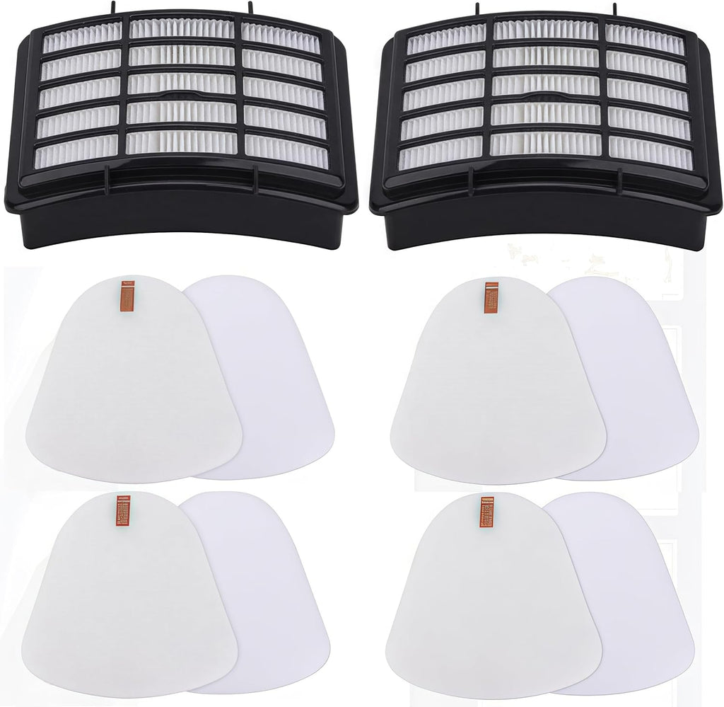 Shark Vacuum Filters Replacement - 2 HEPA, 4 Foam & 4 Faux Felt Filters for NV350, NV351, NV360