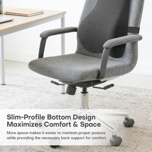 24'' Tall Back Support Pillow Fully Support Entire Back and Shoulder for Pain Relief and Comfort, Memory Foam Back Cushion for Back Rest, Ideal for Executive Office Chair, Computer & Gaming Chair