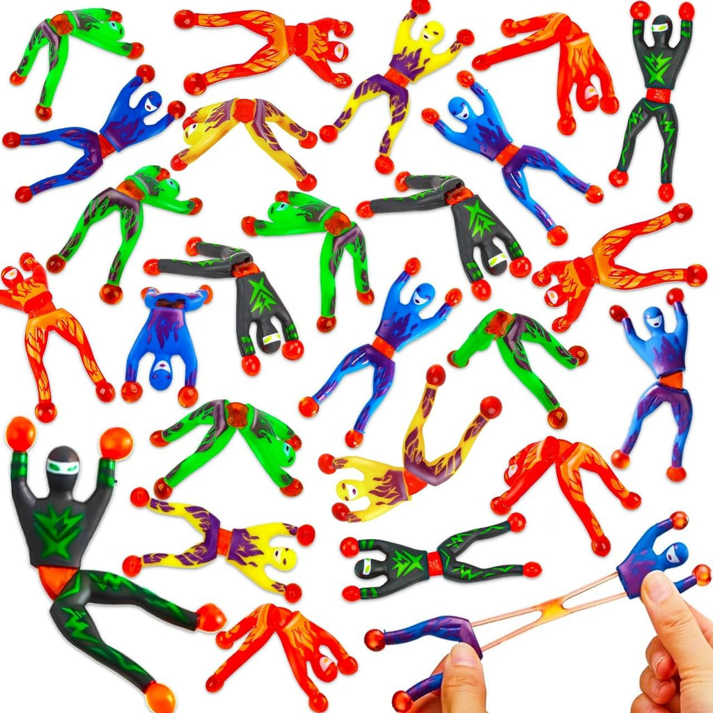 Skiennix 35PCS Sticky Wall Climbers - Fun Ninja Party Favors for Kids | Ideal Birthday Goodie Bag Stuffers
