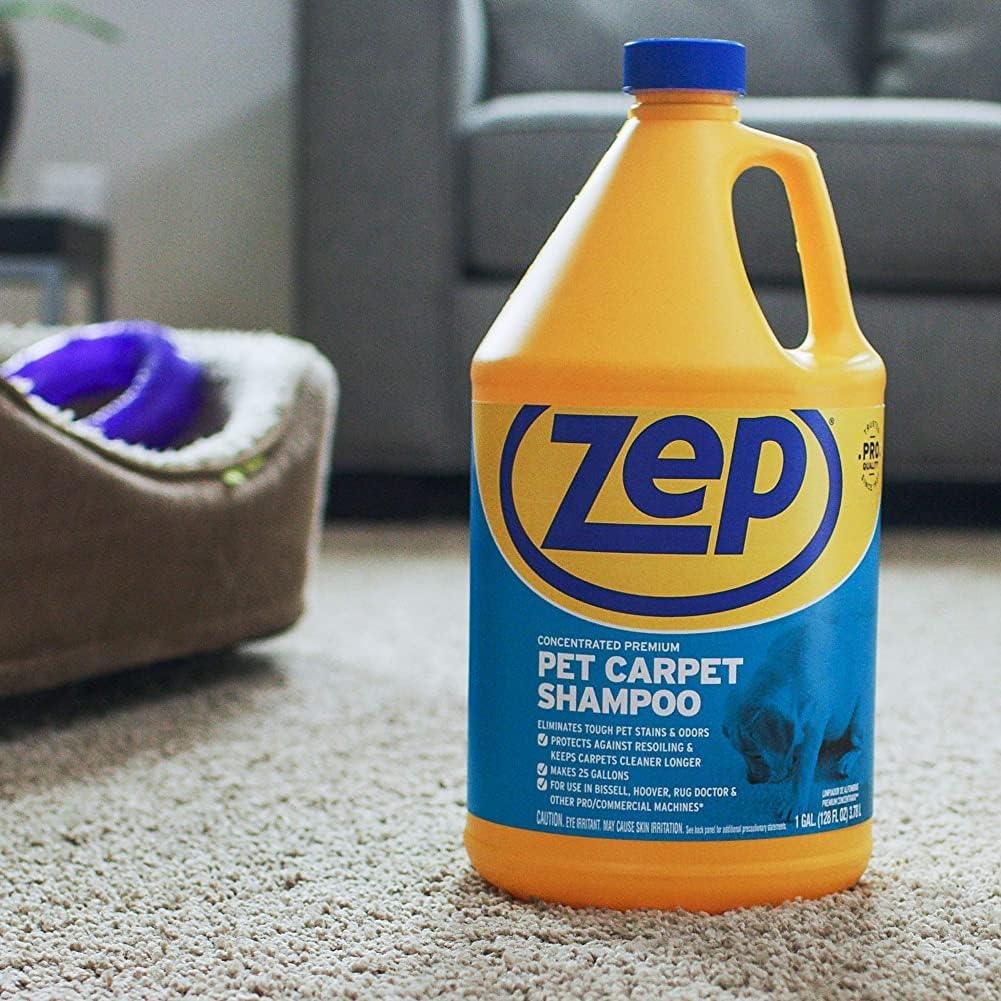 ZEP INC Carpet Shampoo - Powerful Cleaning Solution | 128 Fl Oz for Deep Stain Removal
