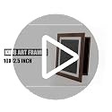 2 Pack Kids Artwork Frames, 10x12.5 Front-Opening Magnetic Display Case