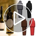 Silicone Wine Bottle Stoppers, Reusable Air-Tight Seal for Wine and Champagne
