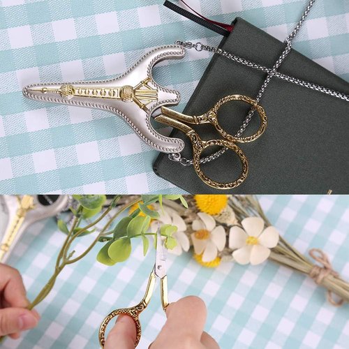 BUTUZE Embroidery Scissors - Exquisite Retro Design for Sewing & DIY Crafts | Stainless Steel Quality