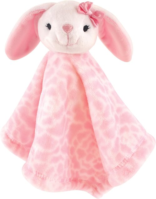 Hudson Baby Bunny Animal Face Security Blanket - Soft & Cozy | One Size for Infants