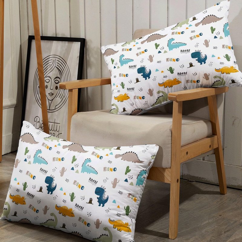 Smell Sunshine Dinosaur Sheets Set 4Pcs for Kids, Cute Dinosaur Printed Sheet Set with 1 Full Sheet and 1 Fitted Sheet + 2 Pillowcases