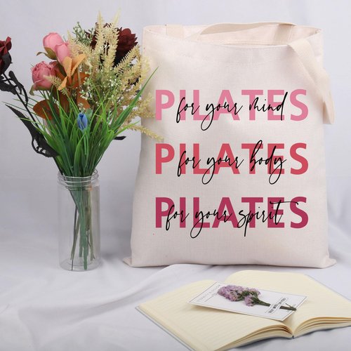 Pilates Instructor Gift Pilates for your Mind Tote Bag Pilates Teacher Workout Gift (Pilates for your mind Tote Bag)