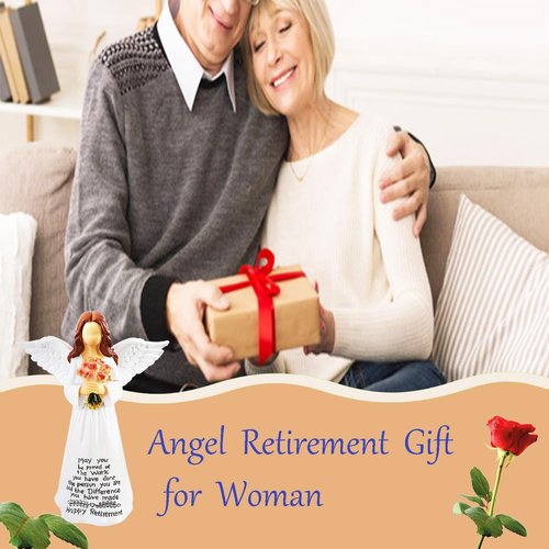 Angel Figurine by [Brand Name] - Thoughtful Retirement Gift for Women | Perfect for Coworkers & Farewell Parties