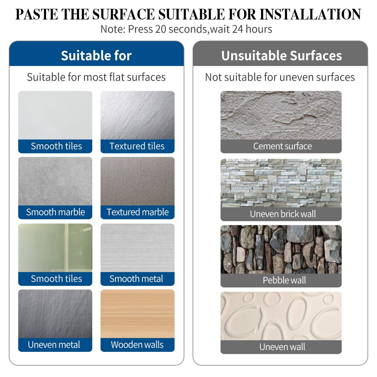 theaoo Paper Towel Holder - Under Cabinet Paper Towel Holder for Kitchen