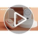 Portable Neck Fan and Handheld USB Rechargeable Personal Desk Fan 3-Speed White