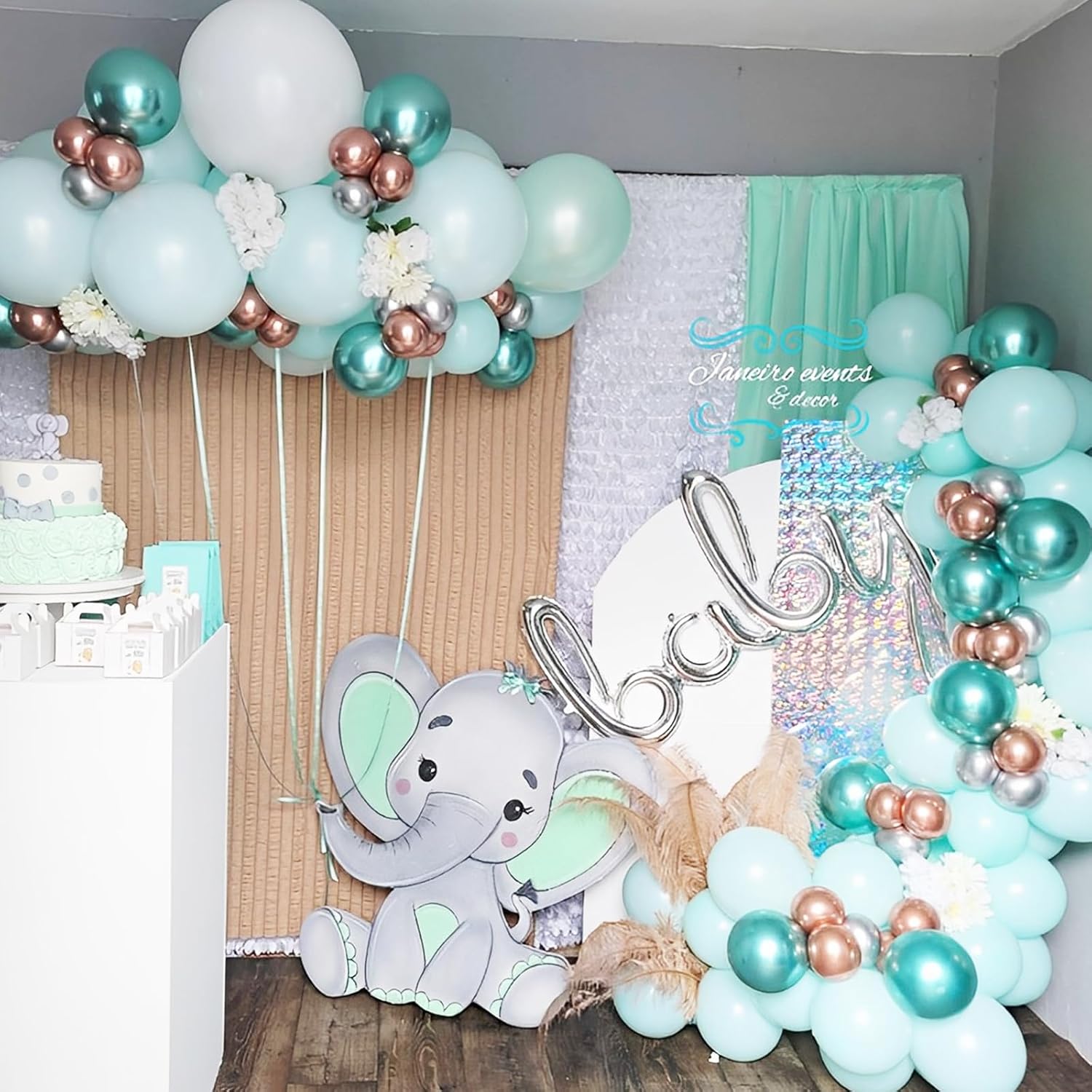 Voircoloria Mint Green Balloons - 12-Inch Pastel Latex Balloons | 66-Pack for Graduation, Weddings & Parties