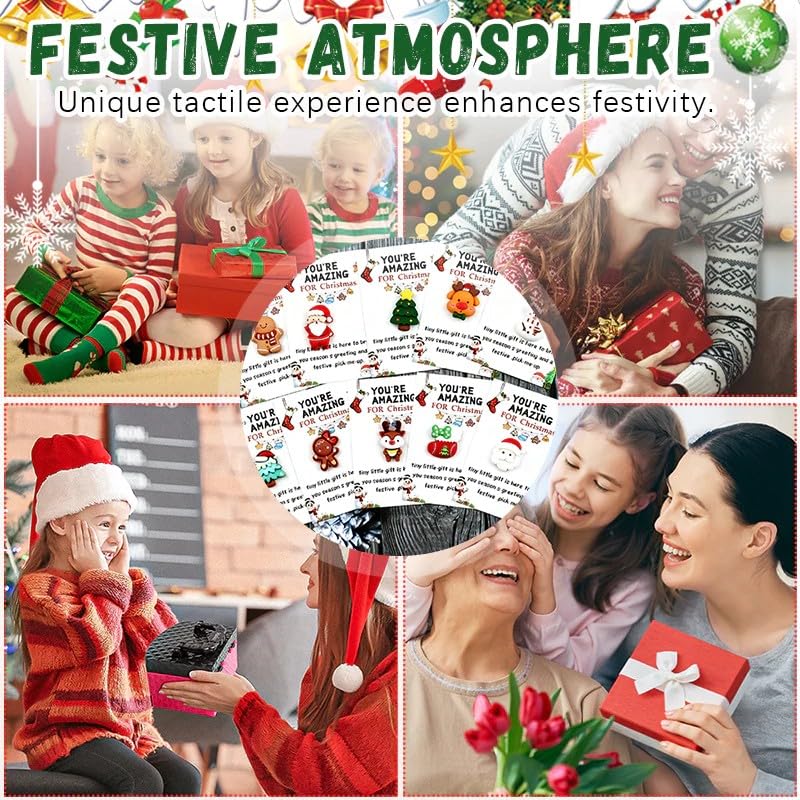 Christmas Pocket Hugs – 10pcs Holiday Greeting Cards for Festive Gifting and Decorations