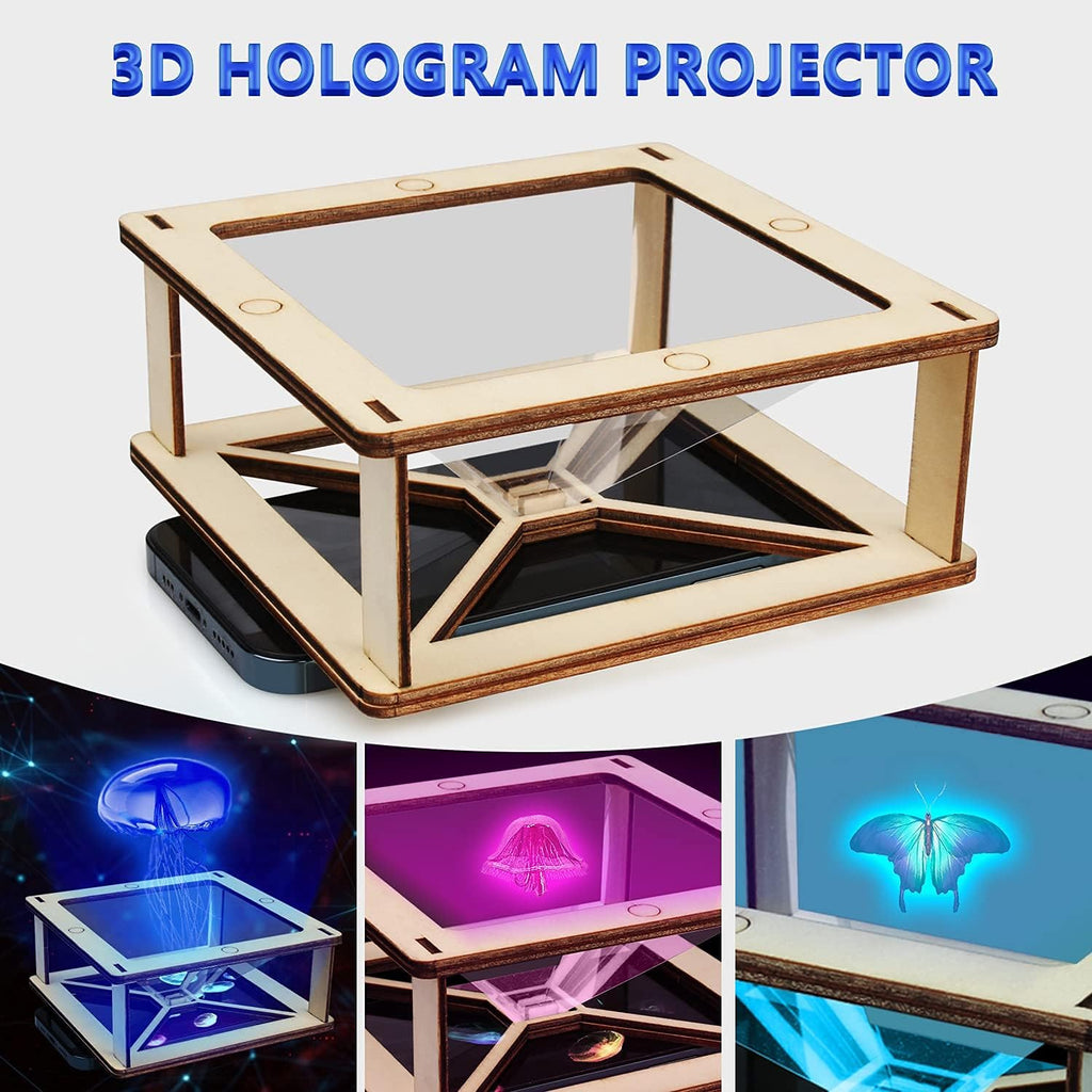 Poraxy 6 in 1 STEM Kits for Kids | Educational Science Building Projects & 3D Wooden Puzzles | Ages 8-13