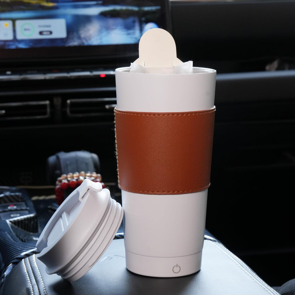 Car Kettle Water Boiler, Portable Car Bottle Warmer, Smart Car Cup for Coffee Warmer, Car Coffee Mug Fits in Car Cup Holder with Temperature Control
