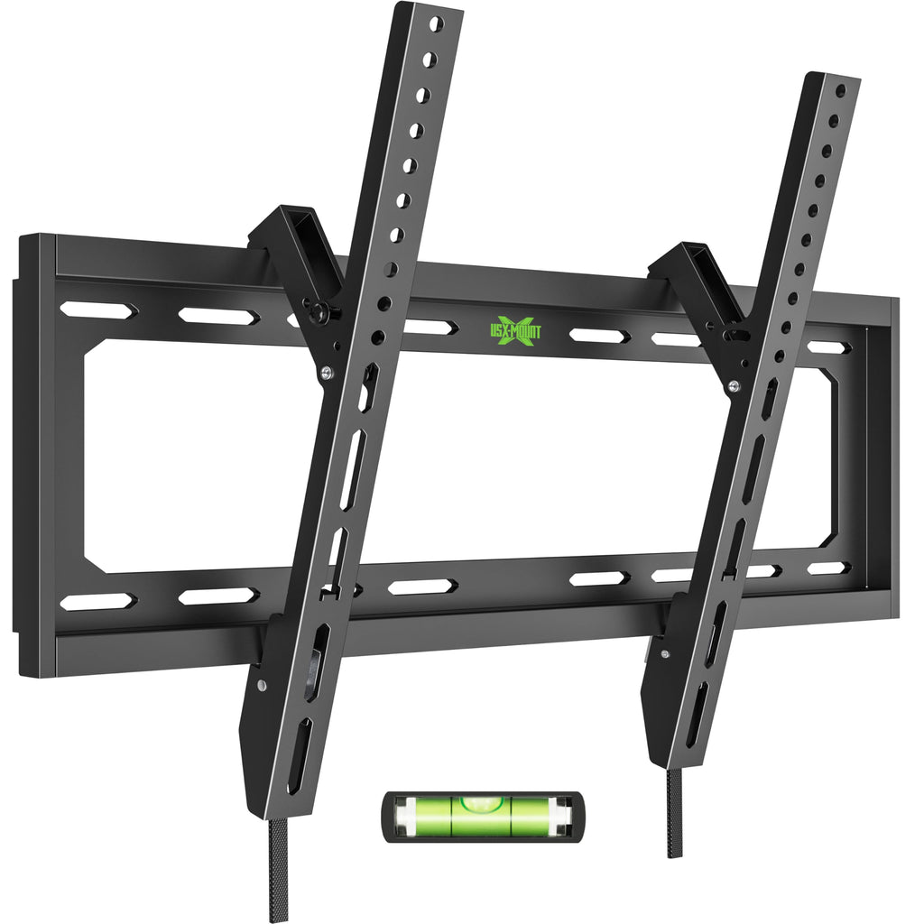 USX MOUNT Tilting TV Wall Mount for Most 37"-95" Flat Curved Screen Television & TV Mount Low Profile for Most 26-60" Flat Screen LED, LCD, Curved TVs