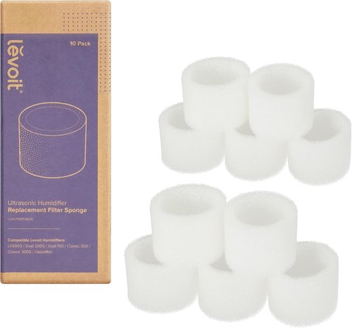 LEVOIT Top Fill Humidifier - 10 Pack Replacement Filters for Enhanced Moisture Control
