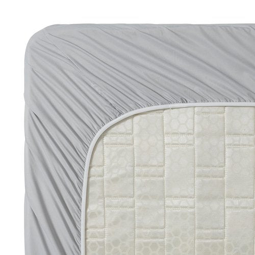 Clara Clark Bed Sheets, Premier 1800 Series 4 Piece Bed Sheet Set, Deep Pocket, Wrinkle, Fade, Stain Resistant, Luxury Soft Bedding Sheets & Pillowcases, Twin, Silver Gray