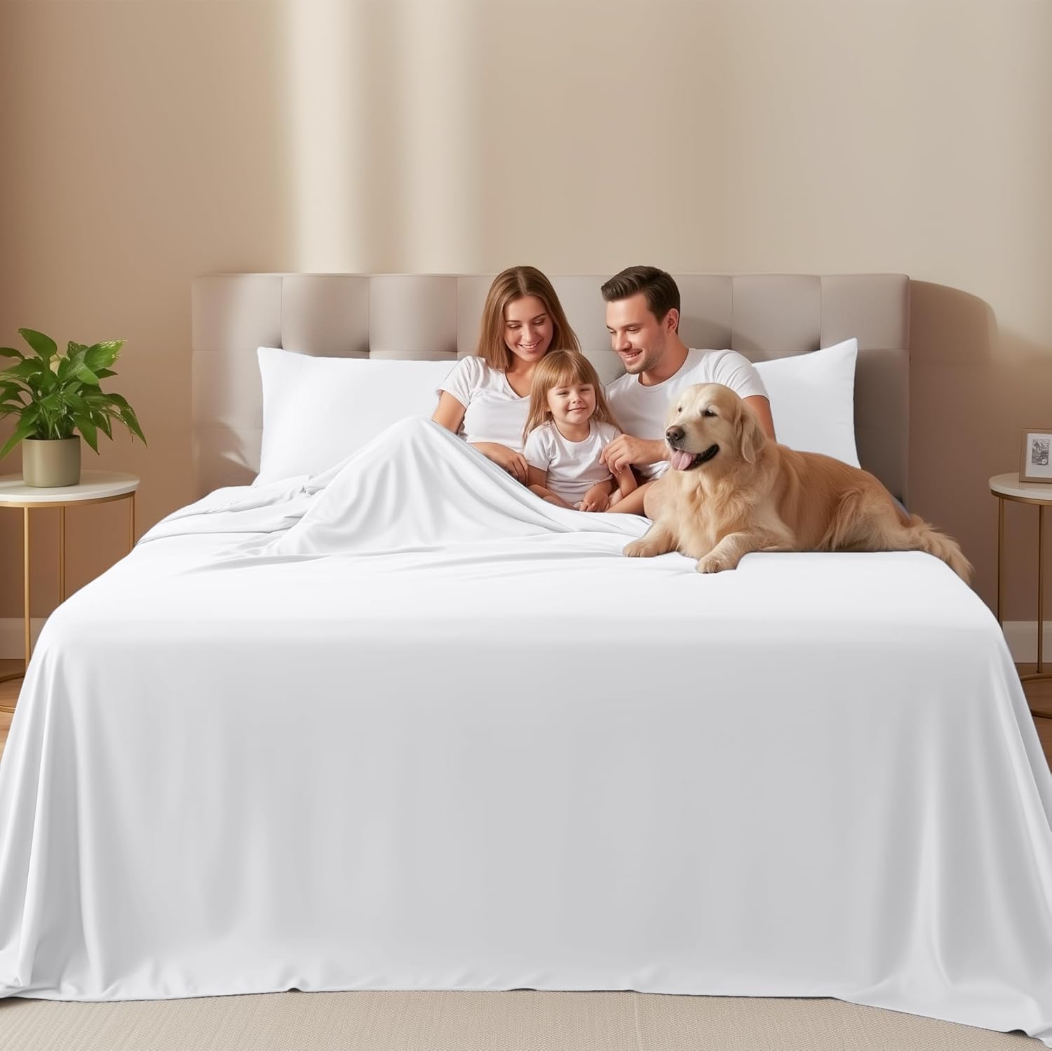 Utopia Bedding Twin Sheet Set - Soft & Breathable 3-Piece Microfiber Bed Sheets | Oeko-Tex Certified (White)