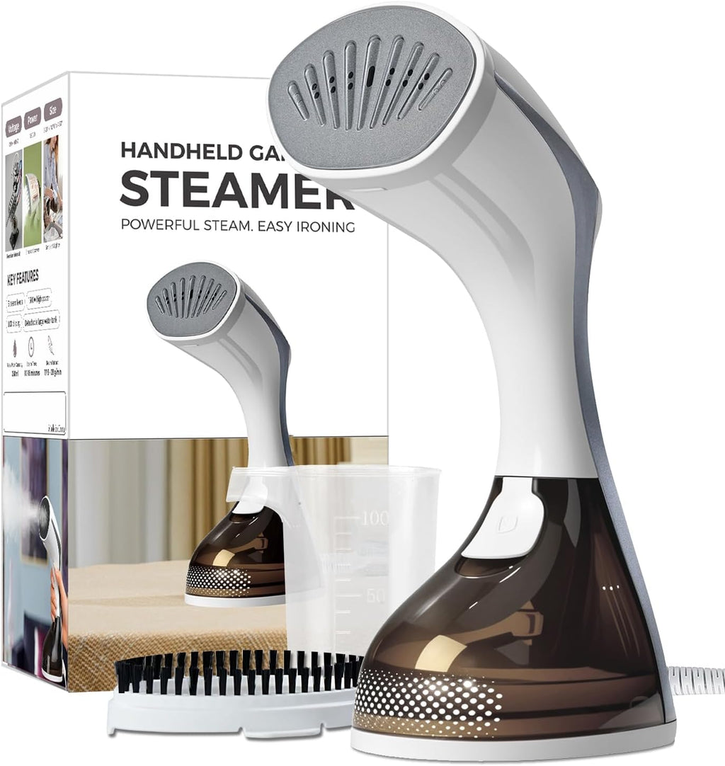 Skiennix Steamer for Clothes - 20S Fast Heat-Up, 1500W Power, 3 Steam Settings, Portable Design
