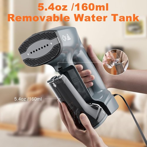 GHORA Handheld Garment Steamer - 3500Pa Strong Suction, Portable Travel Iron | Dual-Mode (110-120V)