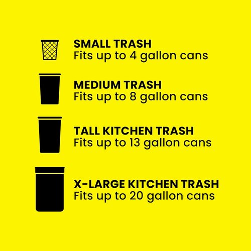 Glad ForceFlex Tall Kitchen Trash Bags - 13 Gallon, Fresh Clean Scent, 140 Count Pack