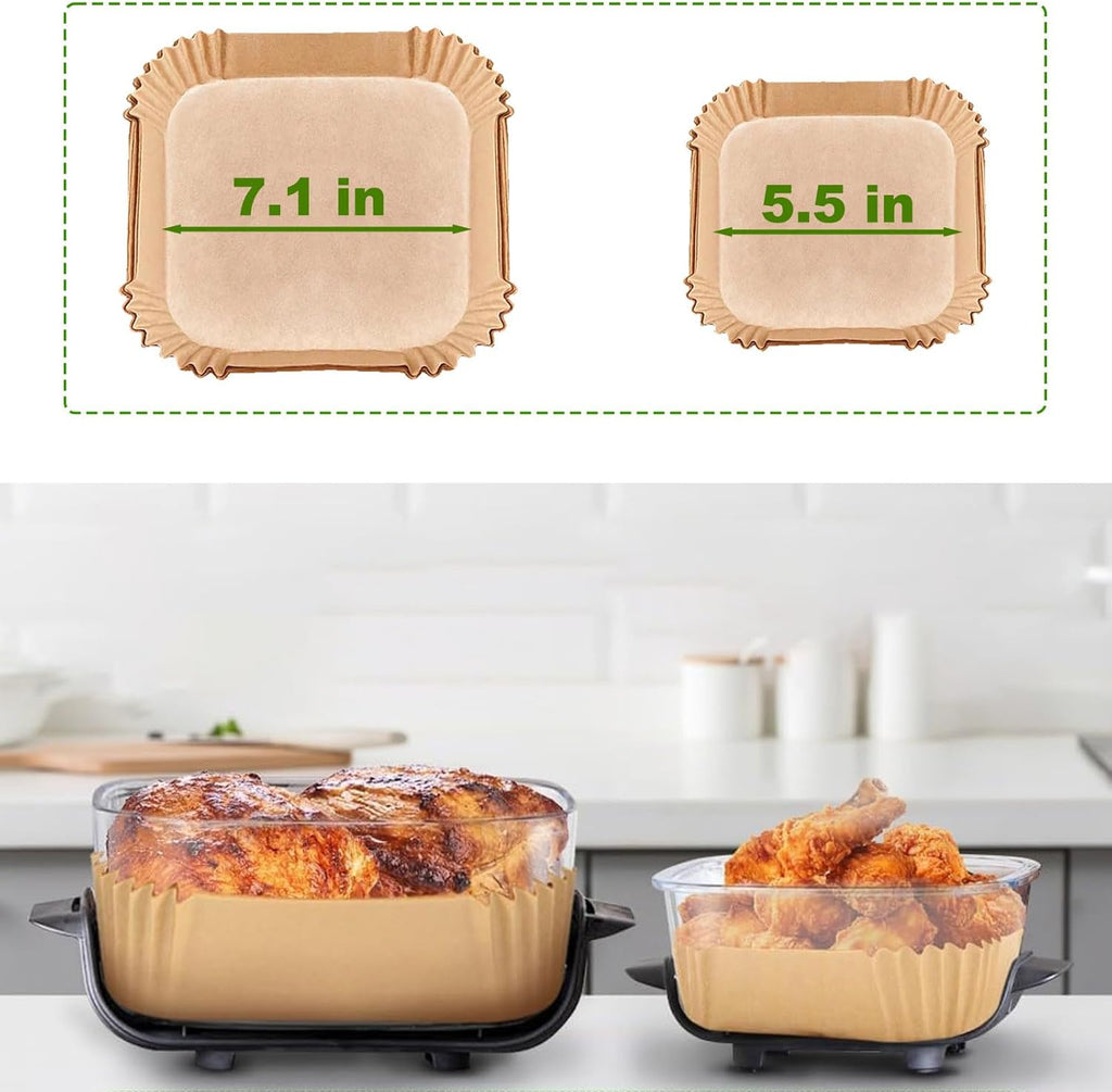 Ninja Air Fryer Liners - 250 Pcs Parchment Paper Accessories for Crispi Cooking | Perfect Fit for Ninja Appliances