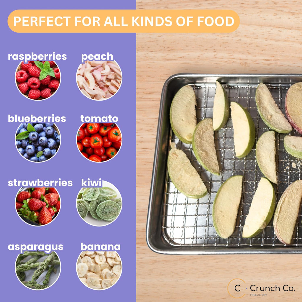 Crunch Co. Mesh Wire Tray Inserts for Harvest Right Medium Freeze Dryer Trays (Pack of 10)