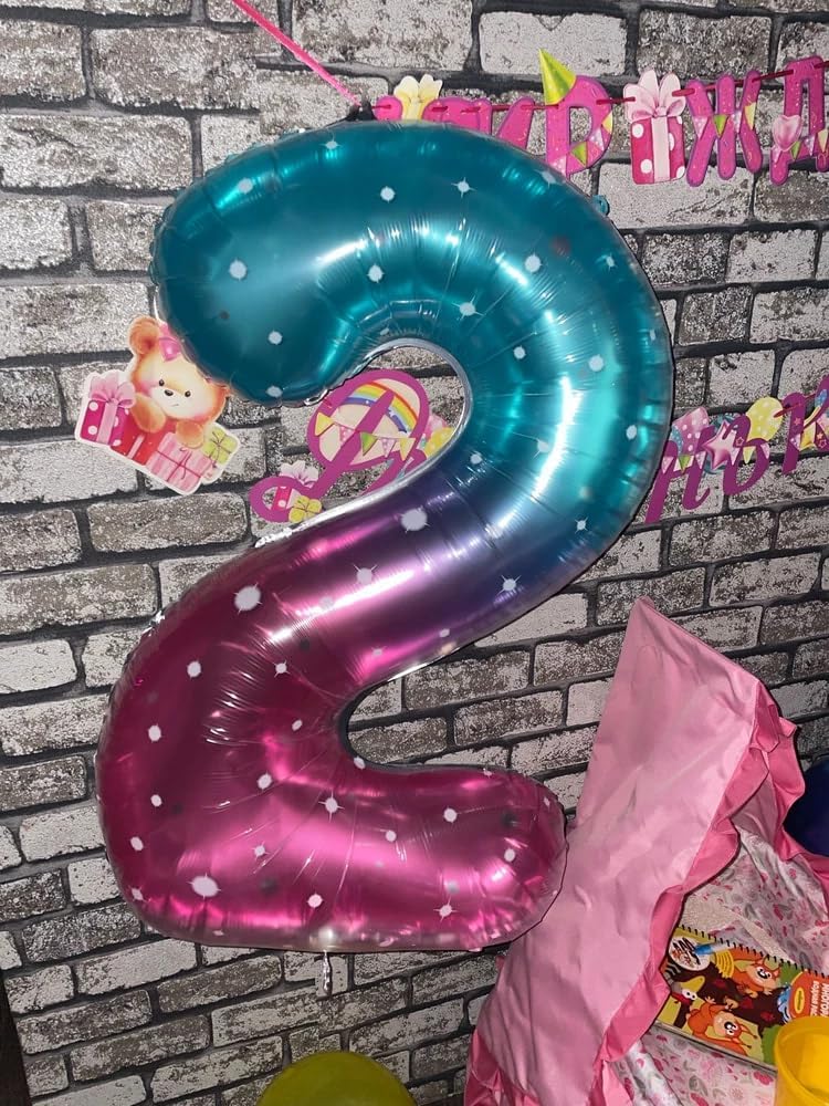Starry Sky | 40-Inch Number 5 Balloon - Perfect for 5th Birthday Party Decorations