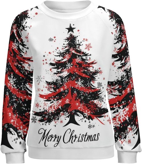 Domirica Sweatshirt - Women's Festival-Themed Crewneck Pullover | Casual Long Sleeve Top