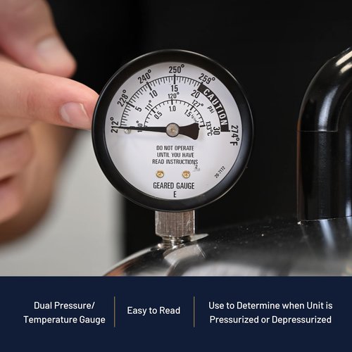 All American 1930 - Pressure Dial Gauge - Easy to Read - Fits All Our Pressure Cookers/Canners