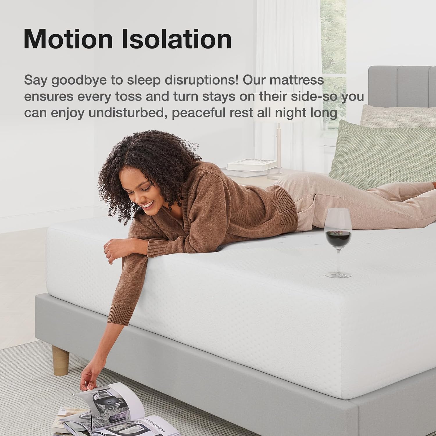Novilla Queen Mattress - 10 Inch Gel Memory Foam for Comfortable Sleep | CertiPUR-US Certified