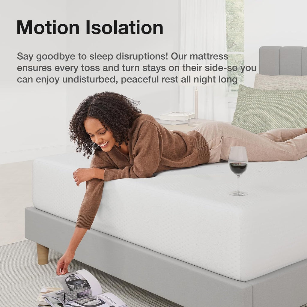 Novilla Twin Size Mattress - 10 Inch Gel Memory Foam for Cooling Sleep & Pressure Relief | CertiPUR-US Certified