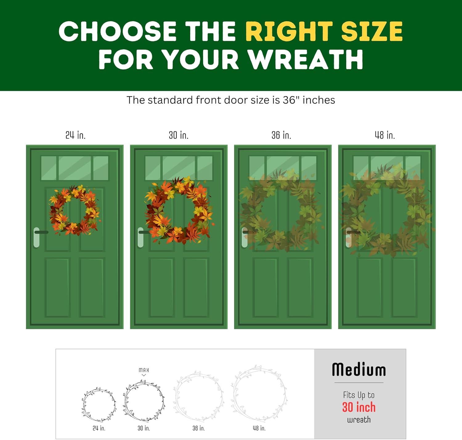 ProPik Christmas Wreath Storage Bag - Waterproof 30" Clear PVC Container | 2 Pack for Holiday Decor