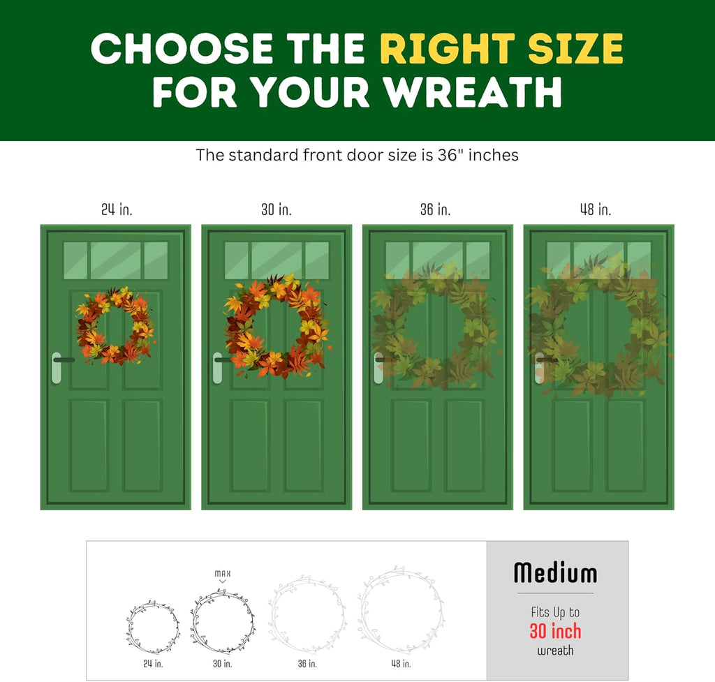 Primode Christmas Wreath Storage Bag 30" - Durable 600D Oxford Container with Clear Window for Easy Holiday Storage (Red)
