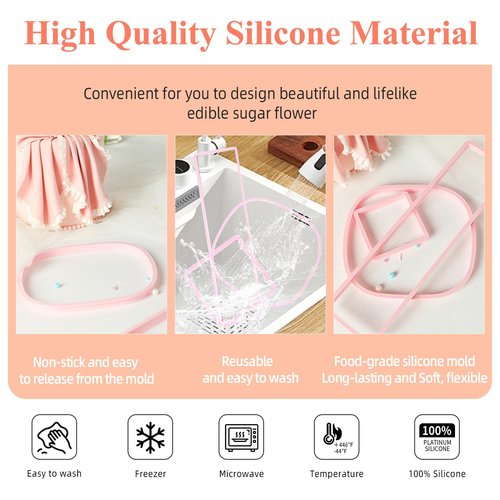 KALAIEN Bow Cookie Cutter Cut Bowknot Plastic Cutter Sets for Cake Cupcake Toppers Decoration