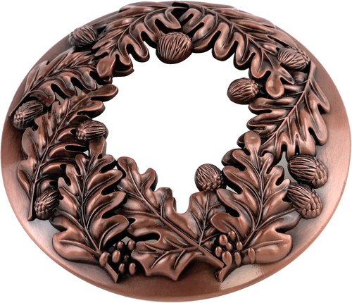 Bronze Sacred Fruit Candle Topper by Lid Jar - Enhance Candle Burning Evenness | Home Decor Accessory